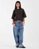 Vero Moda Vero Moda boxy fit soft knit short sleeve top in heathered chocolate brown - 2