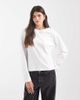 Vero Moda Vero Moda boxy long sleeve pocket T-shirt in white - 1