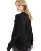 Vero Moda Vero Moda button down shirt with pocket detail in black - 2