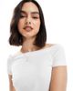 Vero Moda Vero Moda cap sleeve t-shirt in white - 3