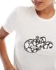 Vero Moda Vero Moda cowboy hat graphic baby tee in off white - 3