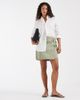 Vero Moda Vero Moda denim wrap mini skirt in laurel green - 2