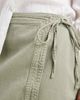 Vero Moda Vero Moda denim wrap mini skirt in laurel green - 3