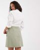 Vero Moda Vero Moda denim wrap mini skirt in laurel green - 4