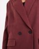 Vero Moda Vero Moda double breasted herringbone blazer in burgundy - part of a set-Red - 2