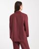 Vero Moda Vero Moda double breasted herringbone blazer in burgundy - part of a set-Red - 3