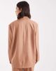 Vero Moda Vero Moda double breasted herringbone blazer in mocha - part of a set-Brown - 4