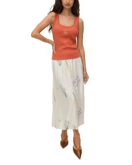 Vero Moda Vero Moda Embroidered Maxi Skirt