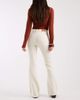 Vero Moda Vero Moda Flash mid rise flare jeans in ecru-White - 2