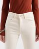 Vero Moda Vero Moda Flash mid rise flare jeans in ecru-White - 4