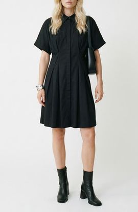 VERO MODA VERO MODA Friba Pleated Mini Shirtdress