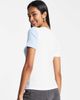 Vero Moda Vero Moda FRSH half and half T-shirt in blue and white-Multi - 2