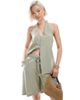 Vero Moda Vero Moda halterneck vest in sea grass green - part of a set - 1