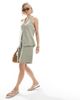 Vero Moda Vero Moda halterneck vest in sea grass green - part of a set - 2