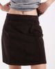 Vero Moda Vero Moda high rise corduroy mini skirt in chocolate brown - 2