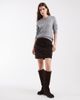 Vero Moda Vero Moda high rise corduroy mini skirt in chocolate brown - 3