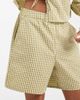 Vero Moda Vero Moda high rise shorts in green gingham print - part of a set - 4
