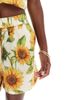 Vero Moda Vero Moda high waisted woven shorts in sunflower print - part of a set-White - 2