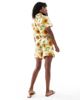 Vero Moda Vero Moda high waisted woven shorts in sunflower print - part of a set-White - 3