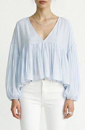 VERO MODA VERO MODA Katie Balloon Sleeve Baby Doll Top