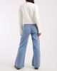 Vero Moda Vero Moda Kayla button front wide leg jeans in light blue denim - 3