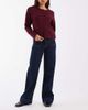 Vero Moda Vero Moda Kayla high rise wide leg jeans with pocket detail in dark blue denim-Navy - 1