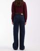 Vero Moda Vero Moda Kayla high rise wide leg jeans with pocket detail in dark blue denim-Navy - 2