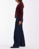 Vero Moda Vero Moda Kayla high rise wide leg jeans with pocket detail in dark blue denim-Navy - 3