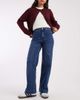 Vero Moda Vero Moda Kayla high waisted wide leg jeans with wide hems in dark blue-Navy - 1