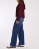 Vero Moda Vero Moda Kayla high waisted wide leg jeans with wide hems in dark blue-Navy - 2