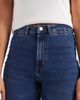 Vero Moda Vero Moda Kayla high waisted wide leg jeans with wide hems in dark blue-Navy - 4