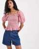 Vero Moda Vero Moda Kirsa high waist loose fit denim shorts in medium blue wash - 1