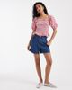Vero Moda Vero Moda Kirsa high waist loose fit denim shorts in medium blue wash - 2