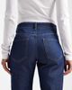 Vero Moda Vero Moda Kirsa mid rise straight leg jeans in dark rinse wash-Navy - 4
