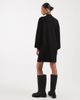 Vero Moda Vero Moda knit funnel neck mini dress in black - 3