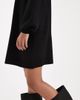 Vero Moda Vero Moda knit funnel neck mini dress in black - 4