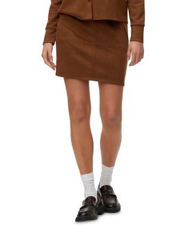 Vero Moda Vero Moda Kreta Faux Suede Mini Skirt