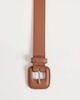 Vero Moda Vero Moda large buckle belt in cognac brown - 2