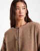 Vero Moda Vero Moda lightweight contrast teddy jacket in beige-Neutral - 2