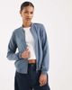 Vero Moda Vero Moda lightweight zip front bomber jacket in china blue - 1