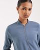 Vero Moda Vero Moda lightweight zip front bomber jacket in china blue - 4