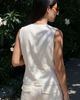 Vero Moda Vero Moda linen blend tailored vest in white - part of a set - 3