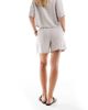 Vero Moda Vero Moda linen touch tie waist shorts in moon rock - part of a set-Neutral - 3