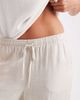 Vero Moda Vero Moda linen touch wide leg pants with drawstring waist in stone-Neutral - 2