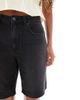 Vero Moda Vero Moda longline denim shorts in black - 3
