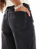 Vero Moda Vero Moda longline denim shorts in black - 4