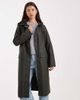 Vero Moda Vero Moda longline hooded rain coat in peat green - 2