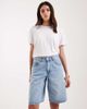 Vero Moda Vero Moda longline wide leg shorts in light blue denim - 2