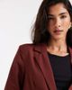 Vero Moda Vero Moda loose fit tailored blazer in burgundy - part of a set - 3