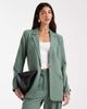Vero Moda Vero Moda loose fit tailored blazer in green - part of a set - 1